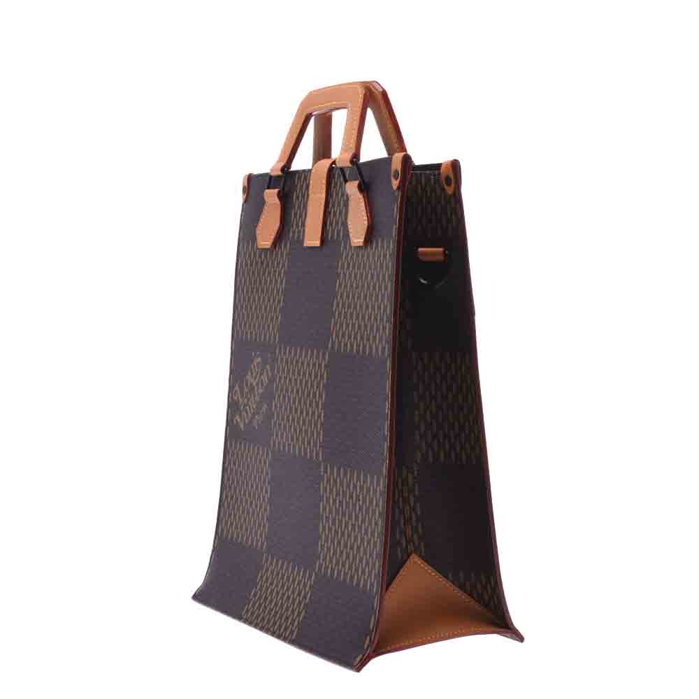 

Louis Vuitton x Nigo Damier Ebene Canvas Mini Tote Bag, Brown