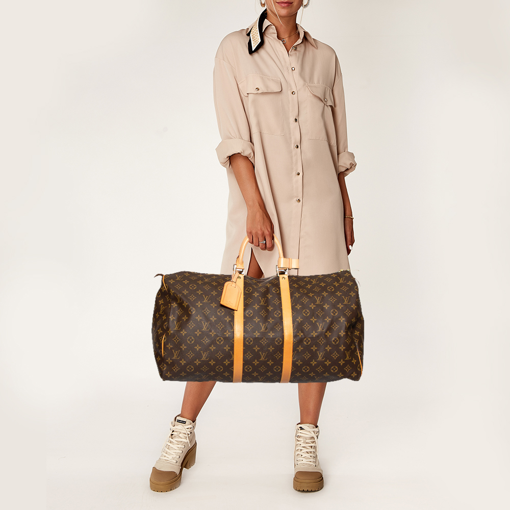 

Louis Vuitton Monogram Canvas Keepall 55 bag, Brown