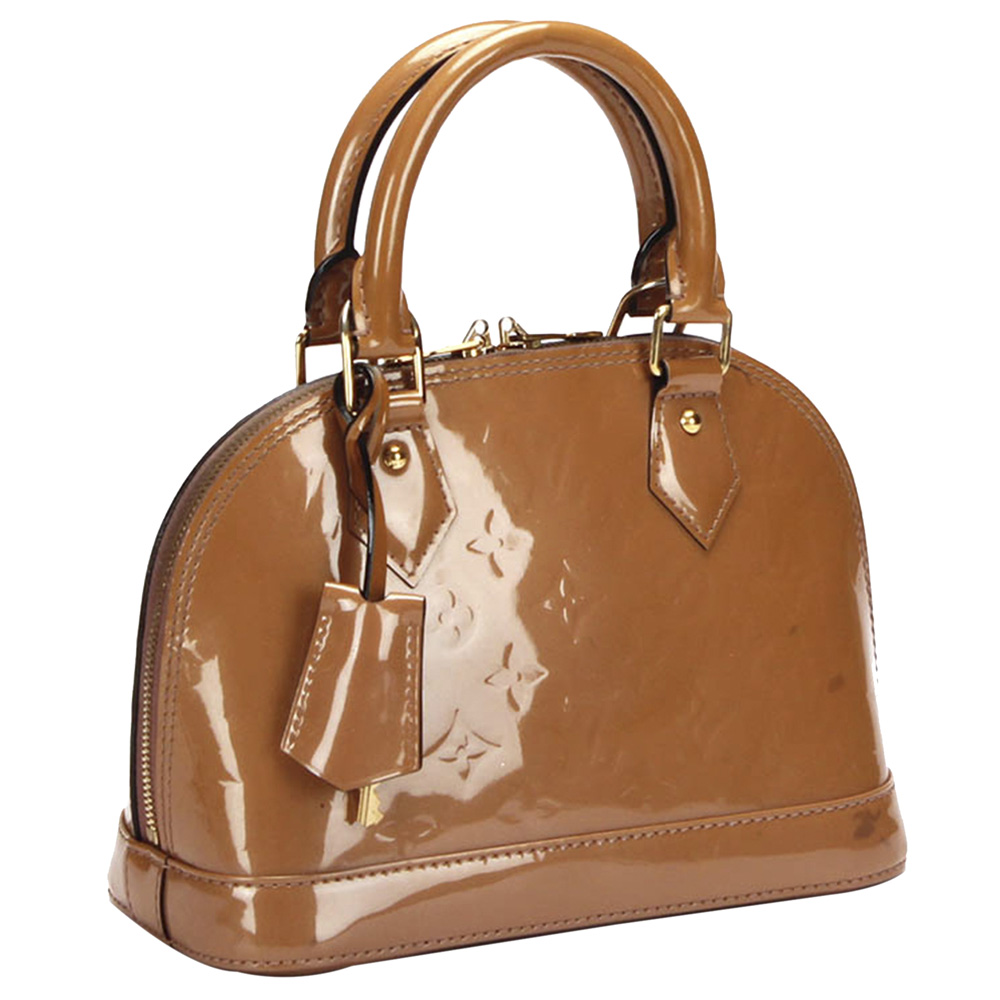 

Louis Vuitton Brown Monogram Vernis Alma BB Bag