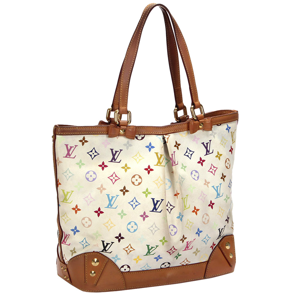 

Louis Vuitton White Monogram Multicolore Canvas Sharleen PM bag, Multicolor