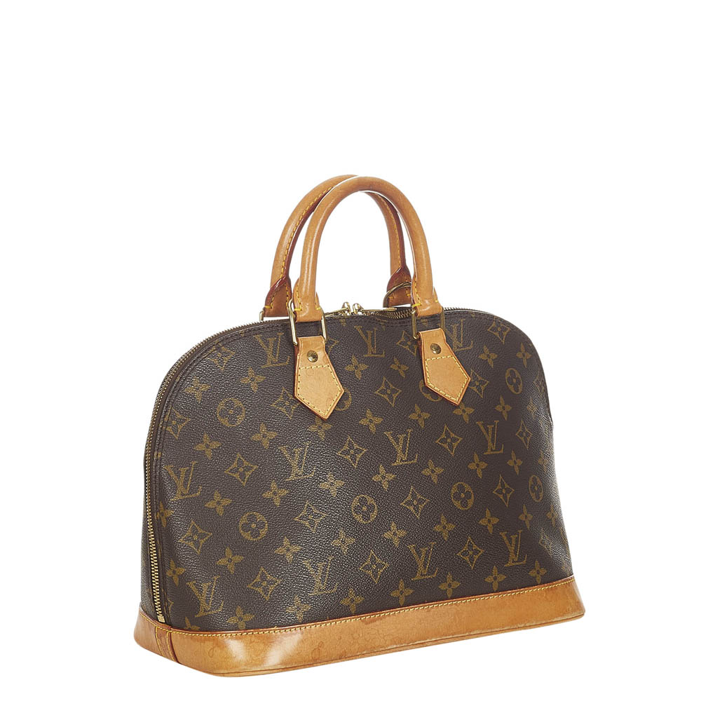 

Louis Vuitton Monogram Canvas Alma PM Bag, Brown