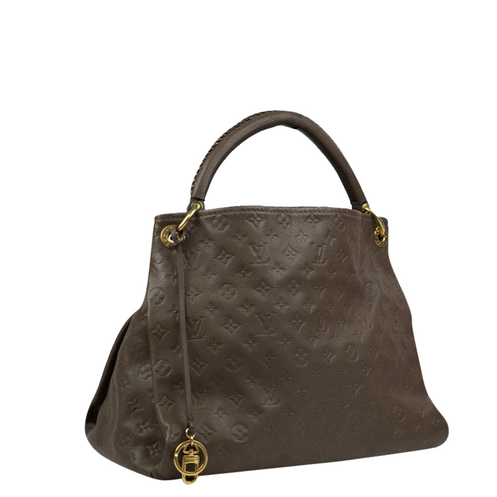 

Louis Vuitton Brown Monogram Empreinte Leather Artsy MM Bag