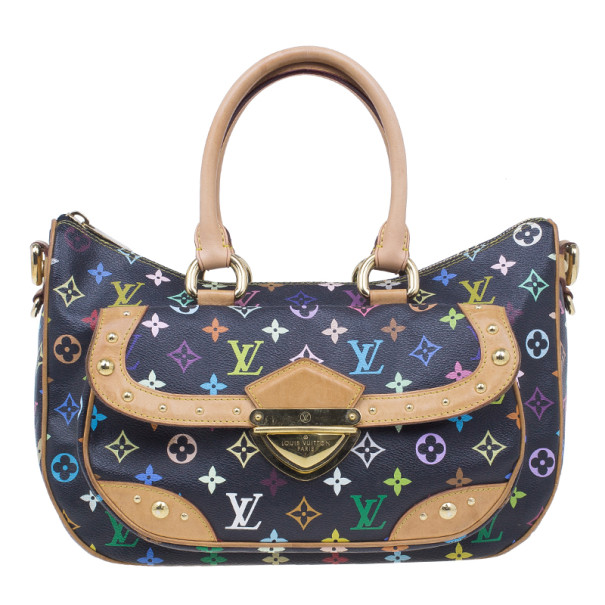 Pre Owned حقيبة لوي فيتون ريتا سوداء مونوجرام متعدد الألوان 