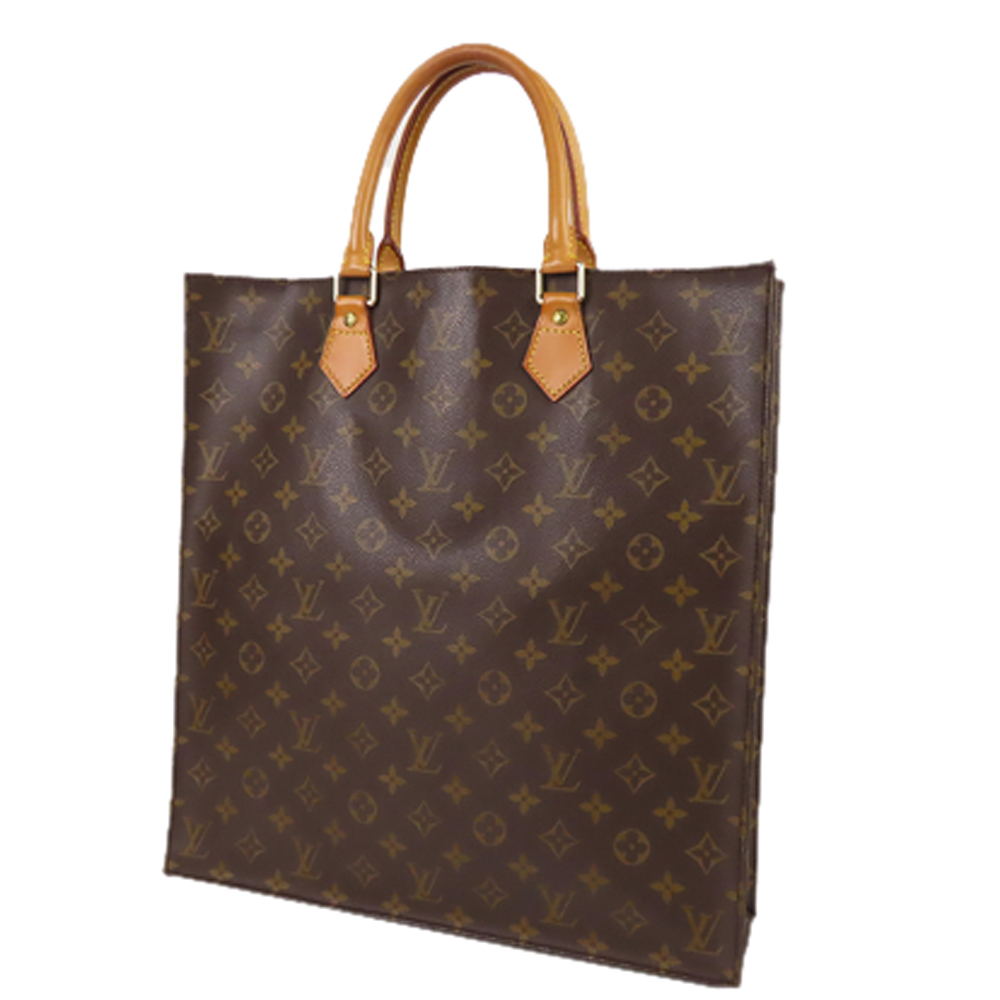 

Louis Vuitton Monogram Canvas Sac Plat bag, Brown