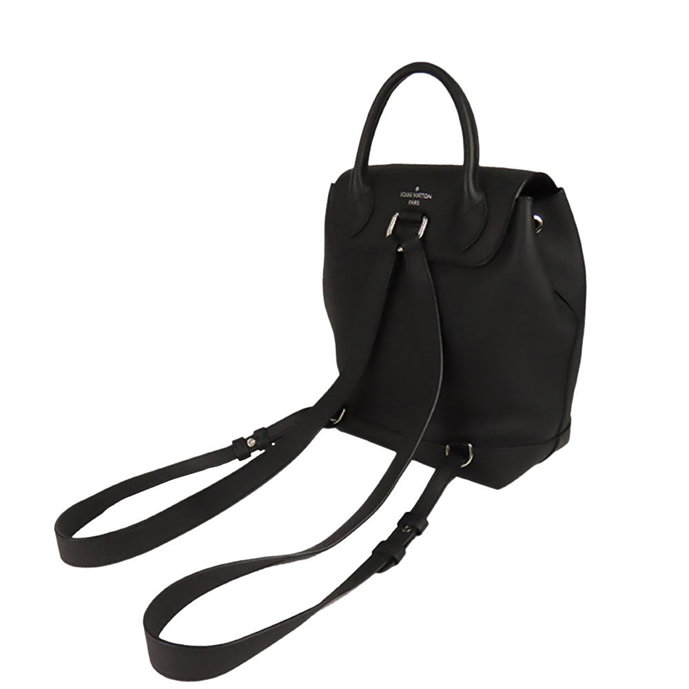 

Louis Vuitton Black Leather LockMe Backpack