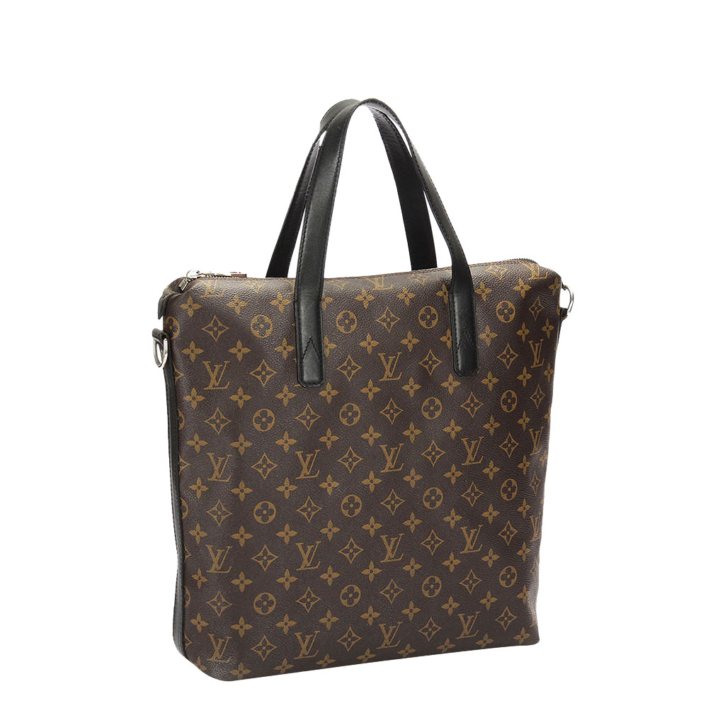 

Louis Vuitton Brown Canvas Macassar Kitan Tote Bag, Black