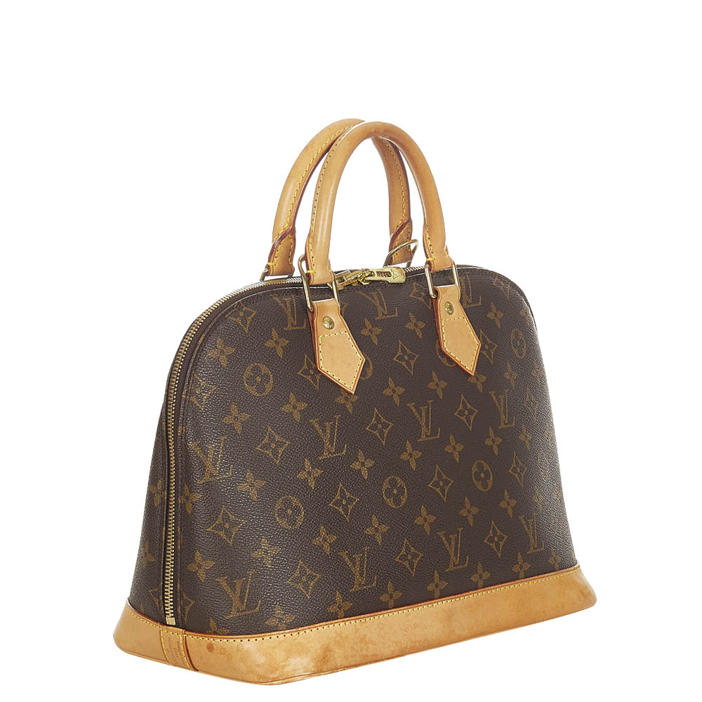 

Louis Vuitton Monogram Canvas Alma PM Bag, Brown