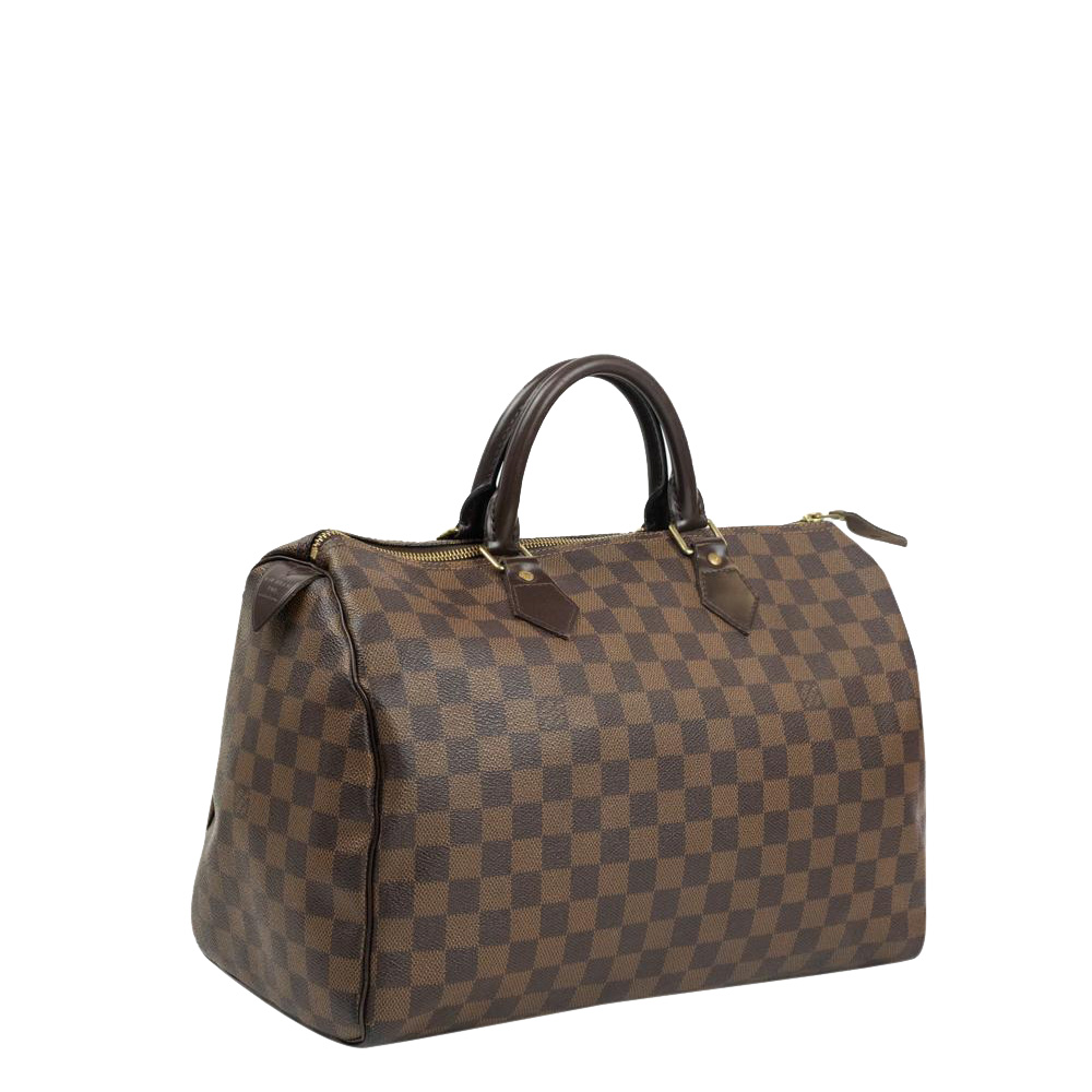 

Louis Vuitton Damier Ebene Canvas Speedy Bag, Brown