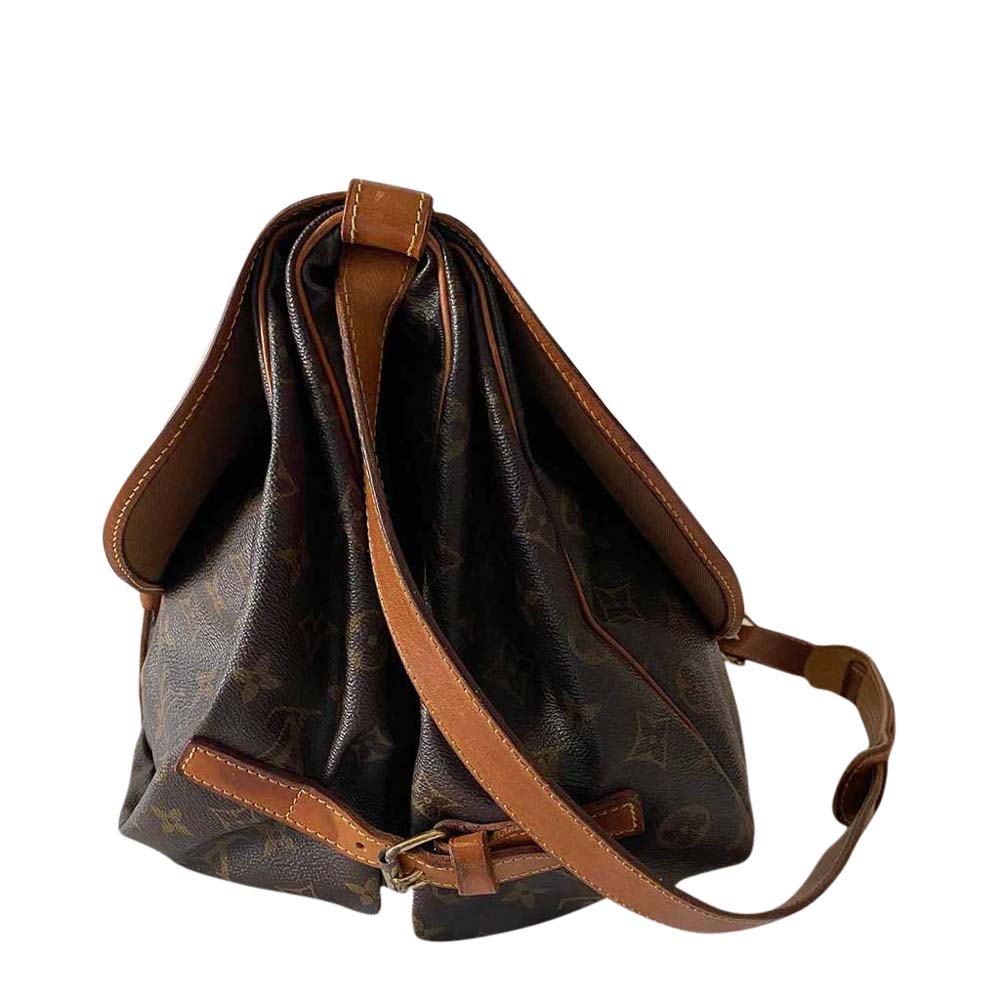 

Louis Vuitton Monogram Canvas Saumur 35 Bag, Brown