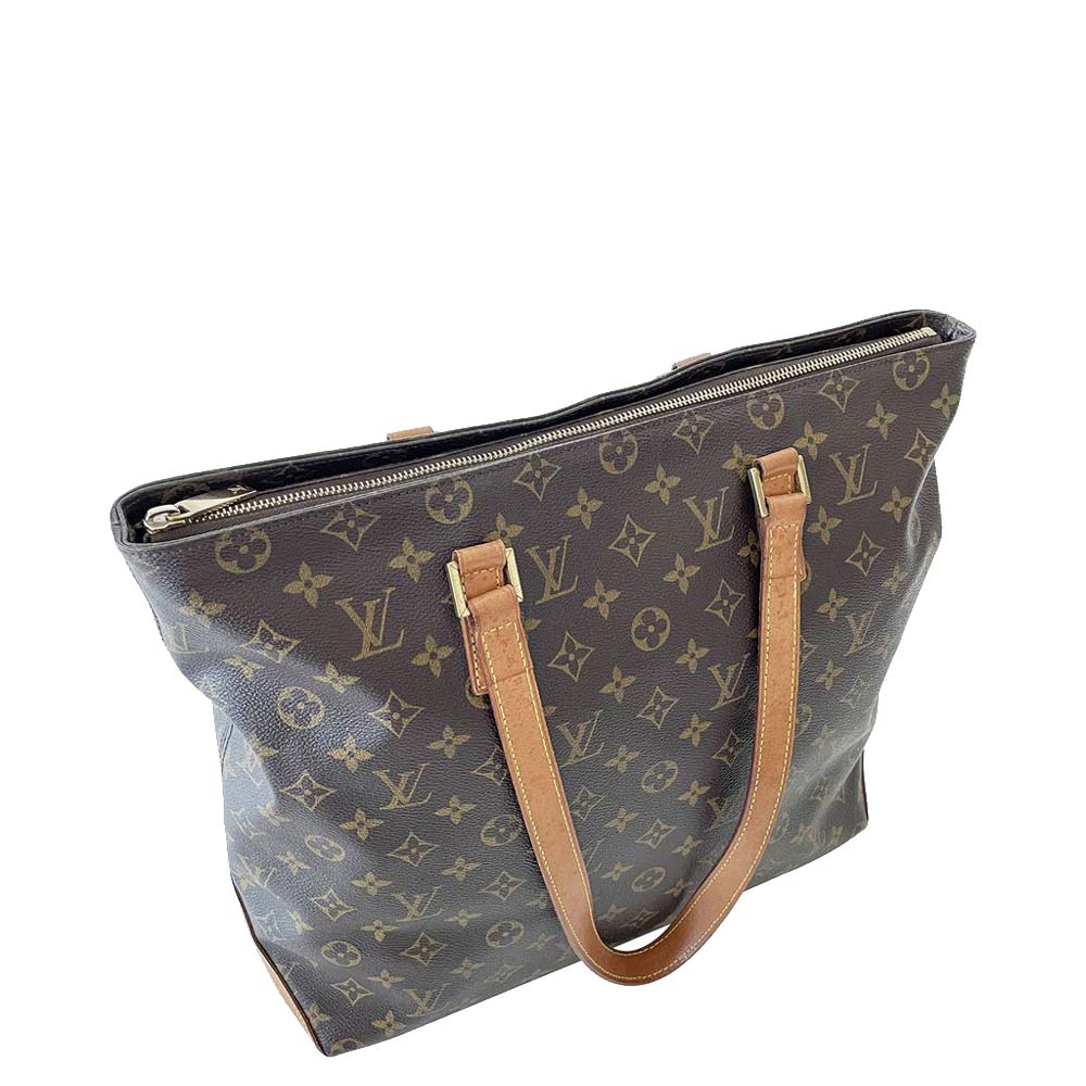 

Louis Vuitton Monogram Canvas Cabas Mezzo Tote Bag, Brown