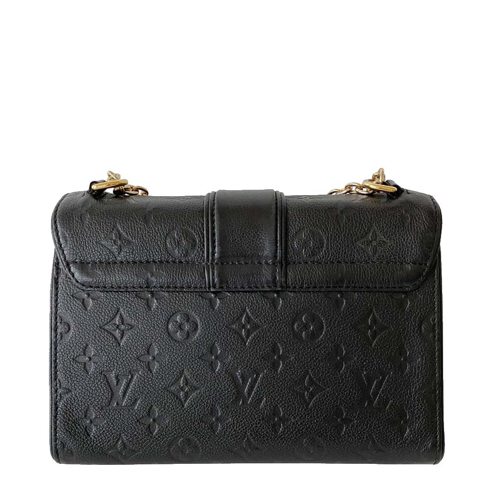 

Louis Vuitton Black Monogram Empreinte Leather Flower Pin Saint Sulpice PM Bag