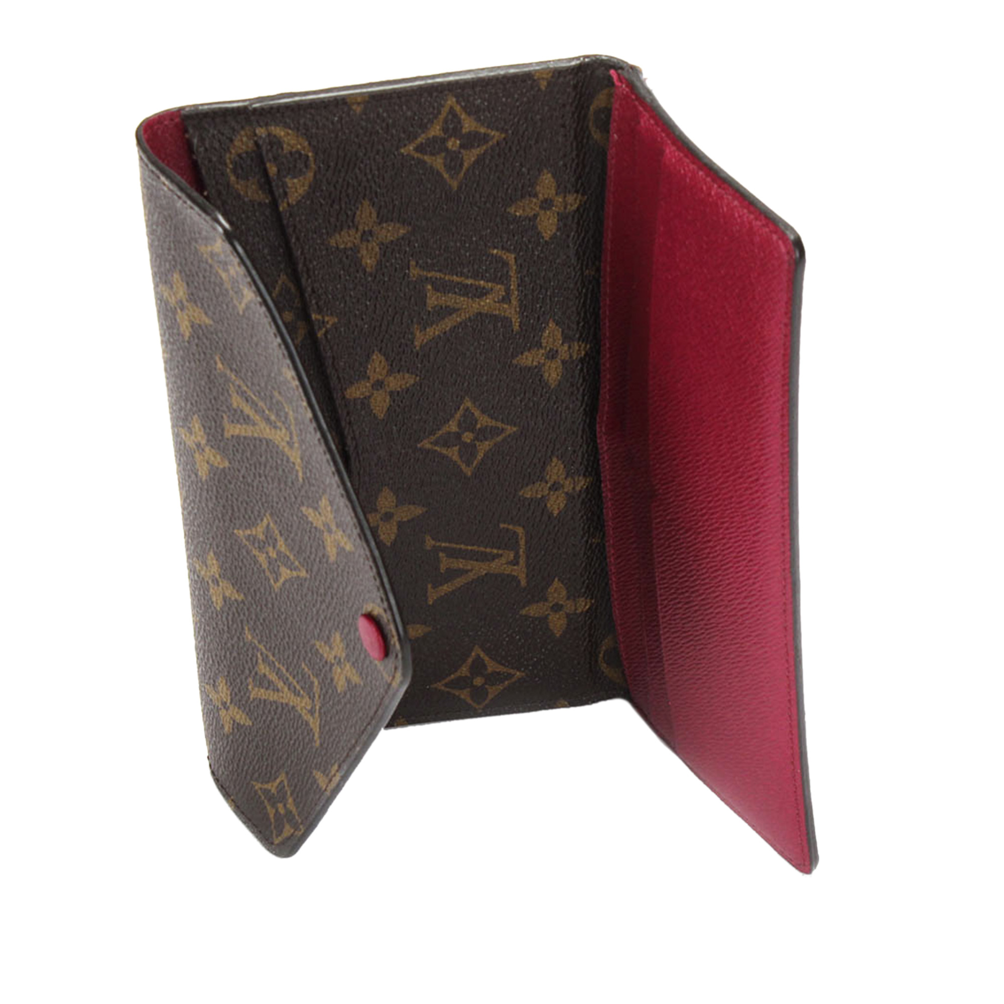 

Louis Vuitton Brown Monogram Canvas Sarah Long Wallet