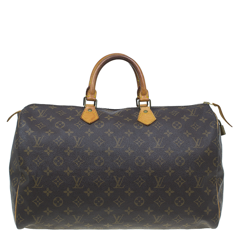 Pre Owned Louis Vuitton Monogram Canvas Speedy 40