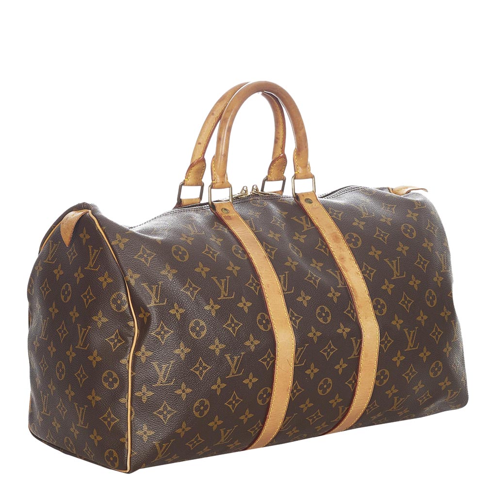 

Louis Vuitton Monogram Canvas Keepall 45 bag, Brown