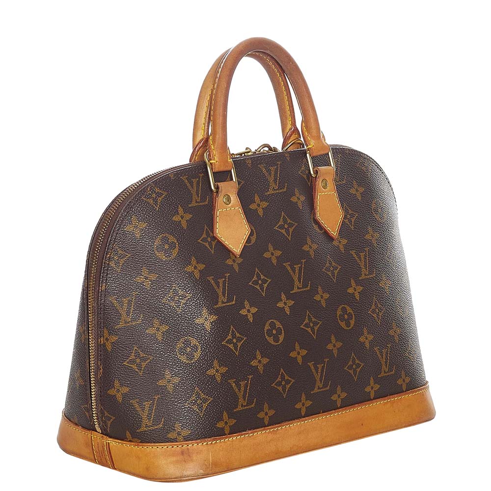 

Louis Vuitton Monogram Canvas Alma PM Bag, Brown