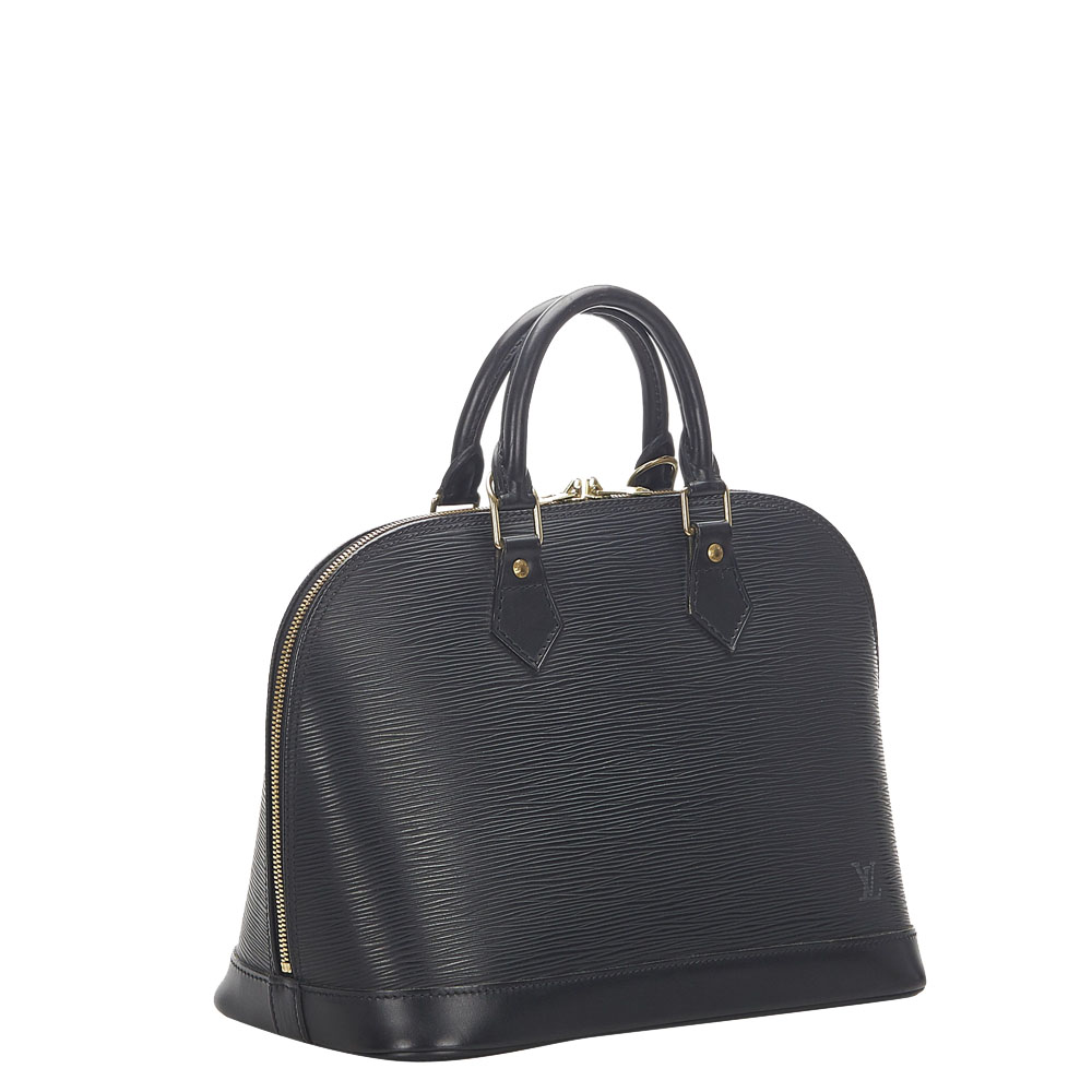 

Louis Vuitton Black Epi Leather Alma PM Bag