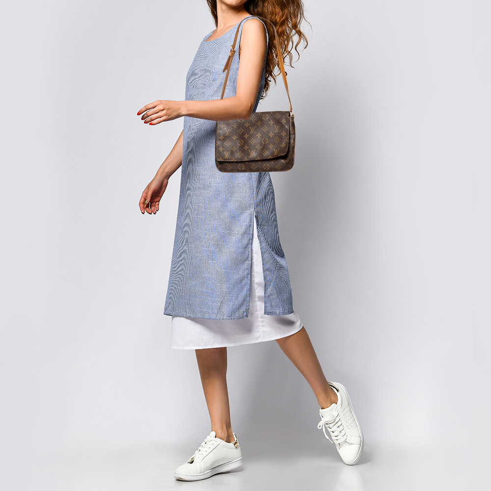 

Louis Vuitton Monogram Musette Tango Short Strap Bag, Brown