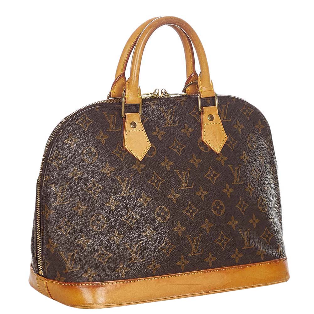 

Louis Vuitton Monogram Canvas Alma PM Bag, Brown