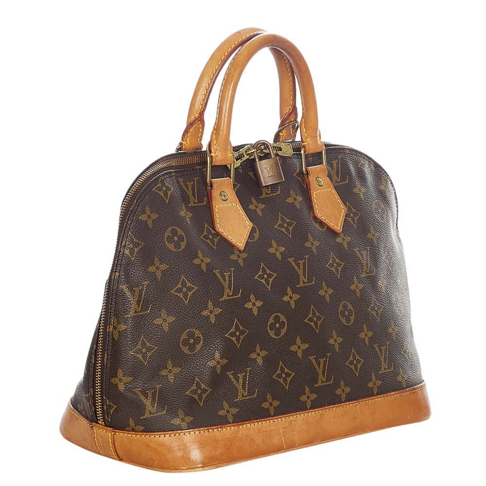 

Louis Vuitton Monogram Canvas Alma PM Bag, Brown