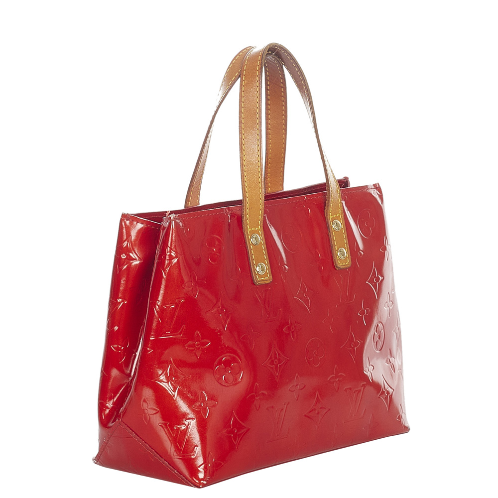 

Louis Vuitton Red Leather Reade PM Satchel