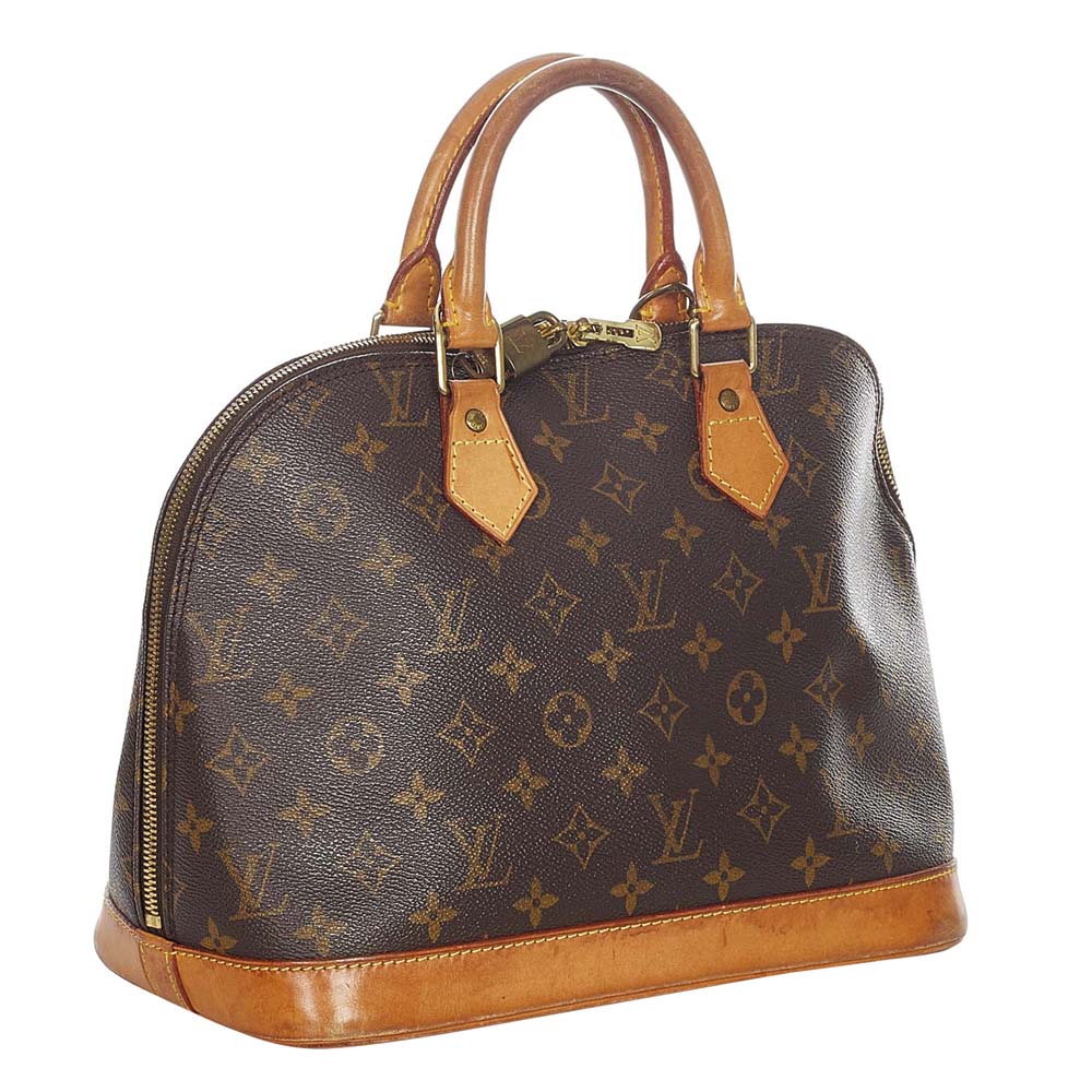 

Louis Vuitton Monogram Canvas Alma PM Bag, Brown