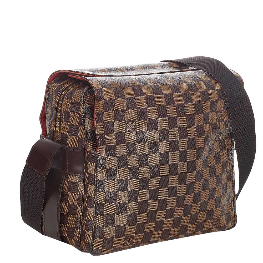 

Louis Vuitton Brown Damier Canvas Naviglio Messenger Bag