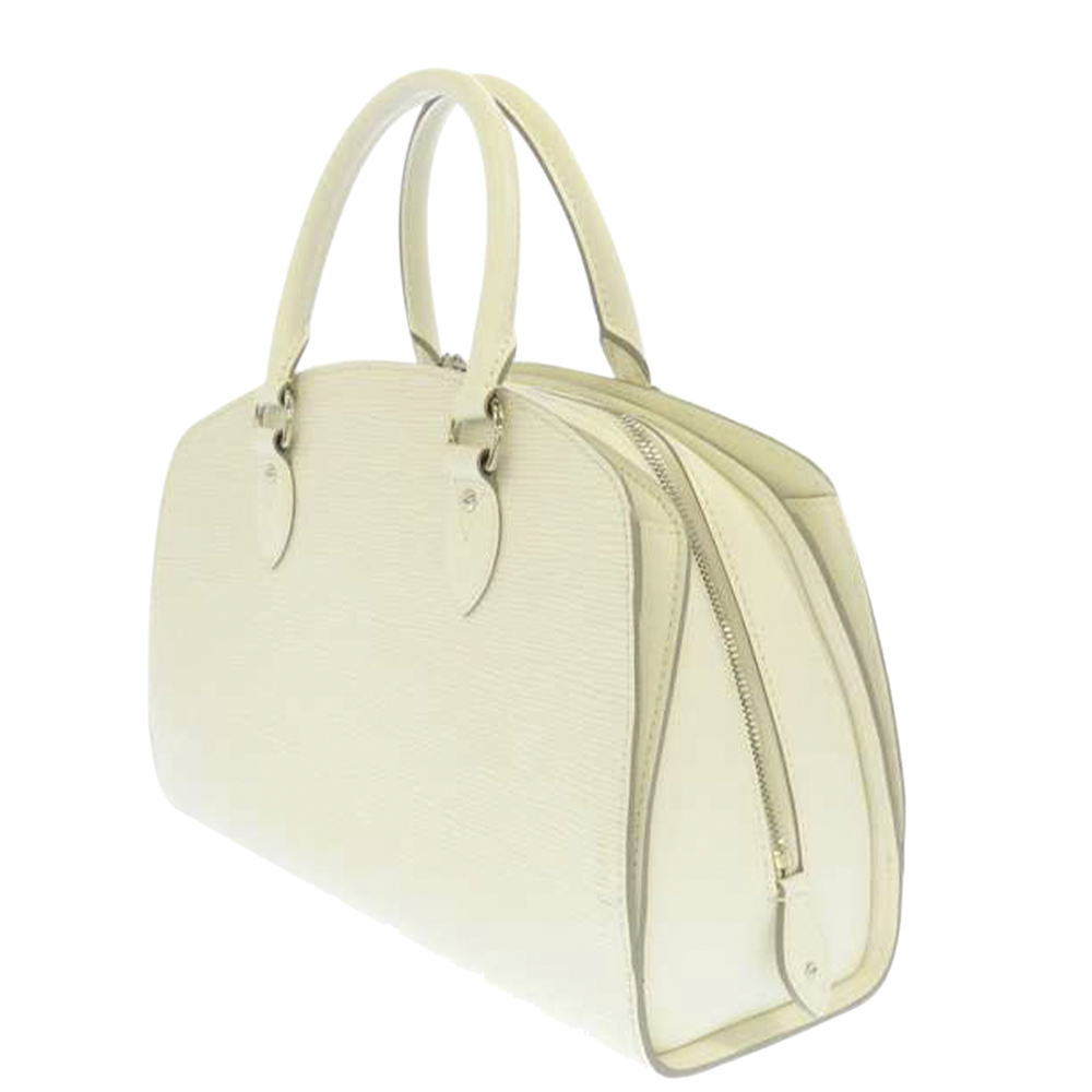 

Louis Vuitton White Epi Leather Pont Neuf PM Bag