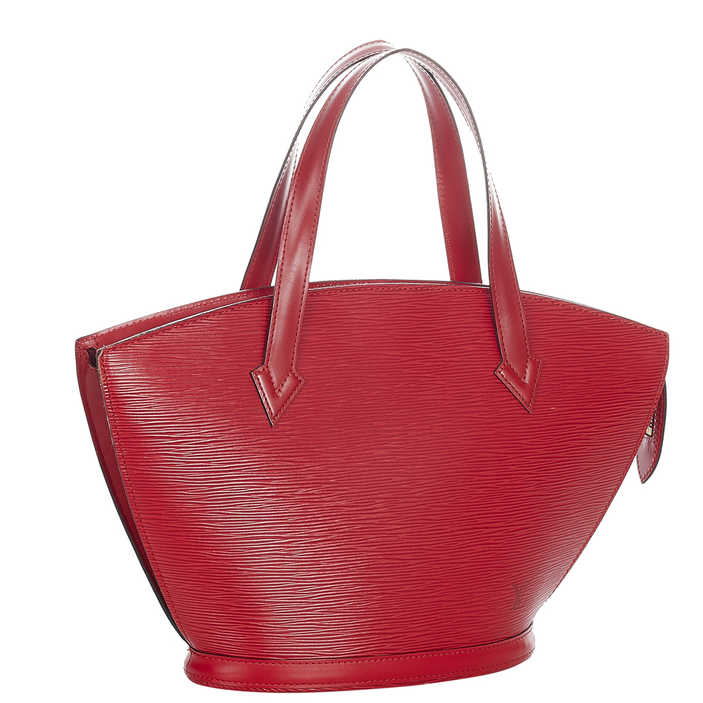 

Louis Vuitton Red Epi Leather Saint Jacques PM Short Strap Bag