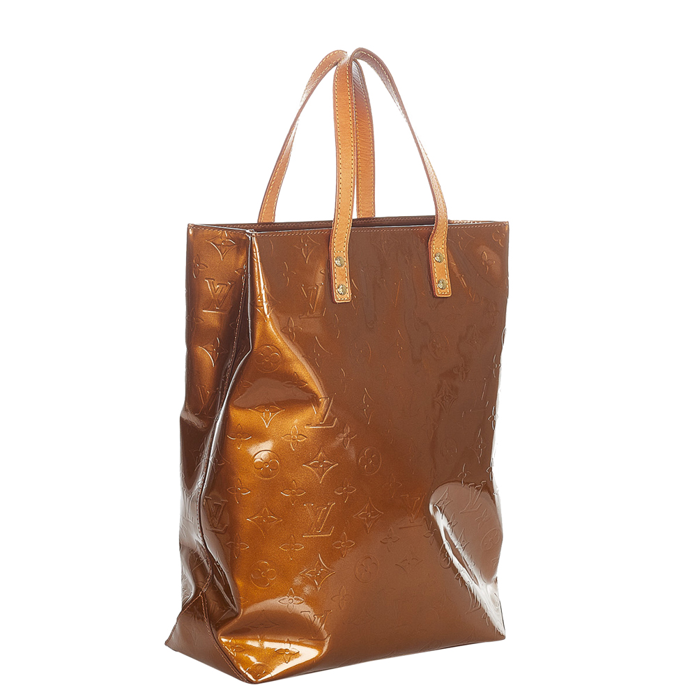 

Louis Vuitton Brown Vernis Leather Reade MM Shoulder Bag