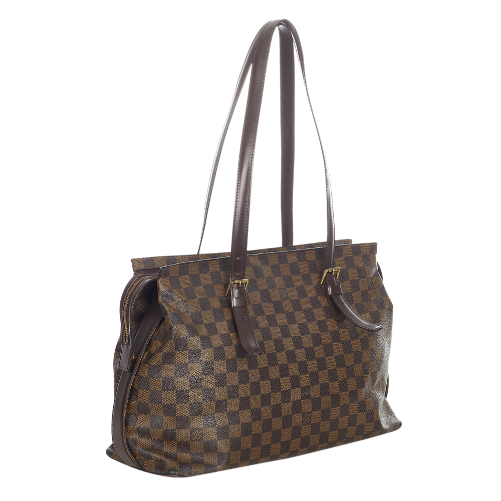 

Louis Vuitton Brown Canvas Chelsea Shoulder Bag