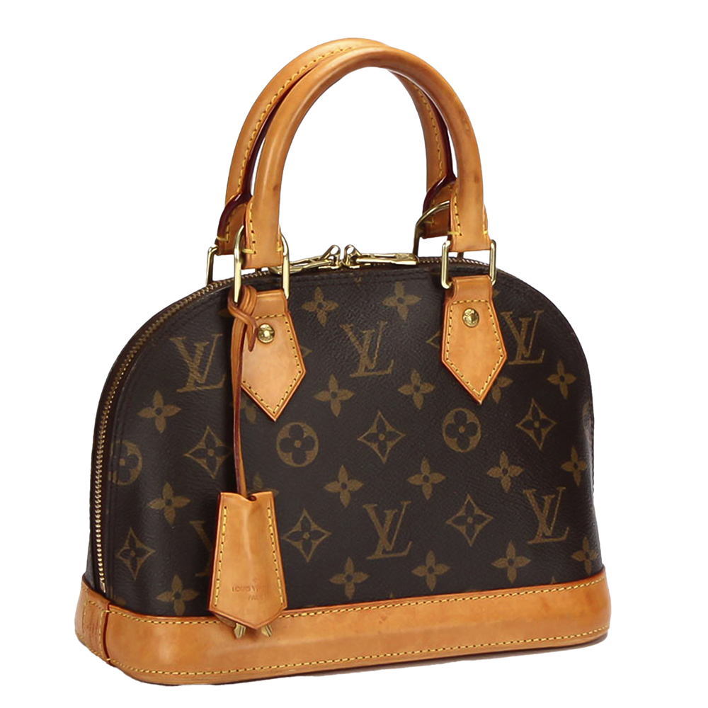 

Louis Vuitton Monogram Canvas Alma BB Bag, Brown