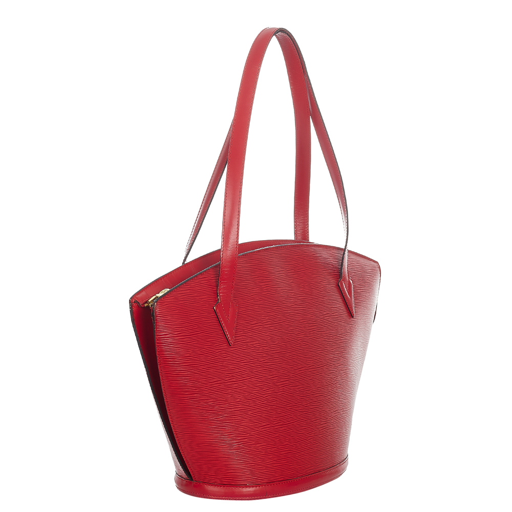 

Louis Vuitton Red Epi Leather Saint Jacques PM Long Strap Bag