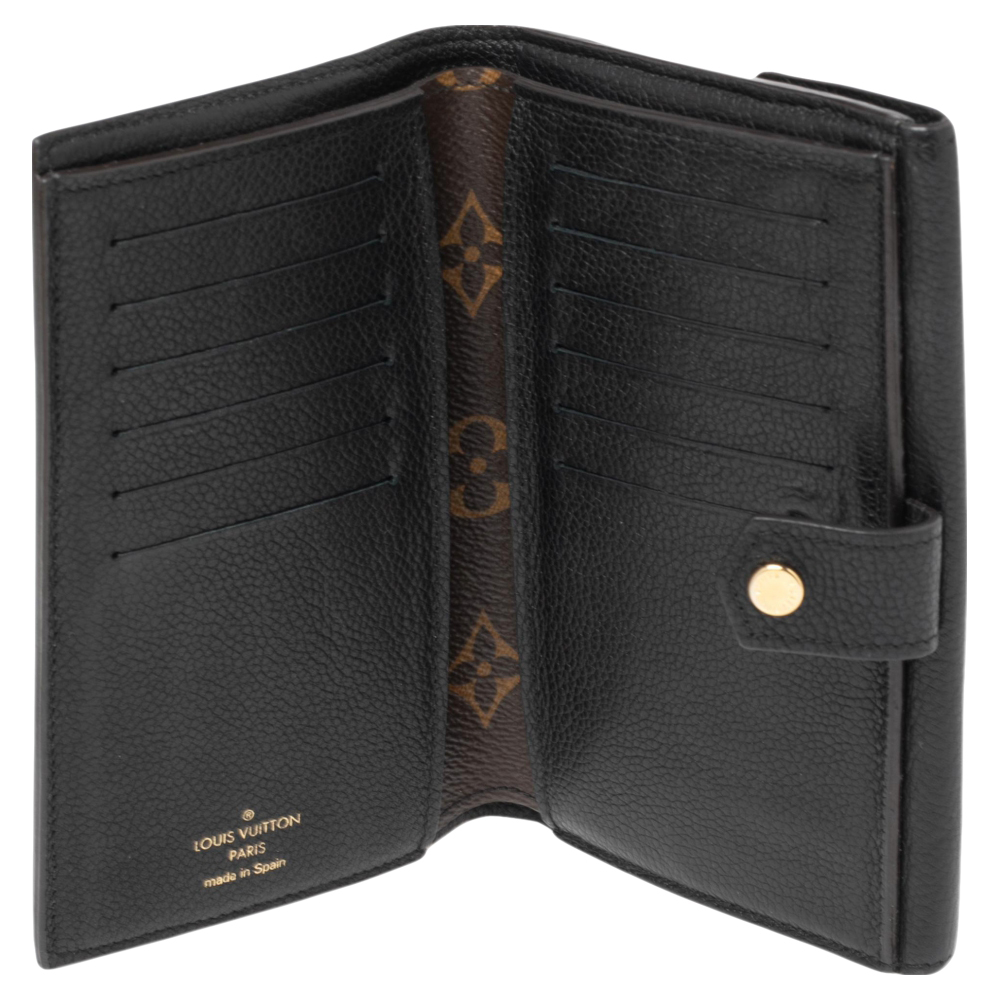 

Louis Vuitton Black Monogram Canvas and Leather Pallas Compact Wallet