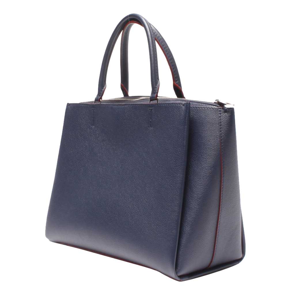 

Louis Vuitton Blue Leather Lockmeto Tote Bag, Navy blue