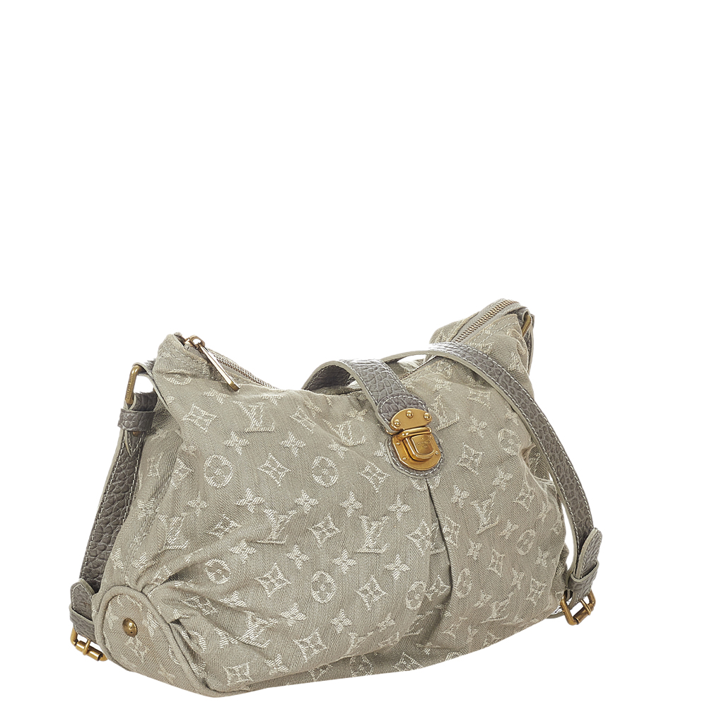 

Louis Vuitton Grey Monogram Denim Slightly Bag
