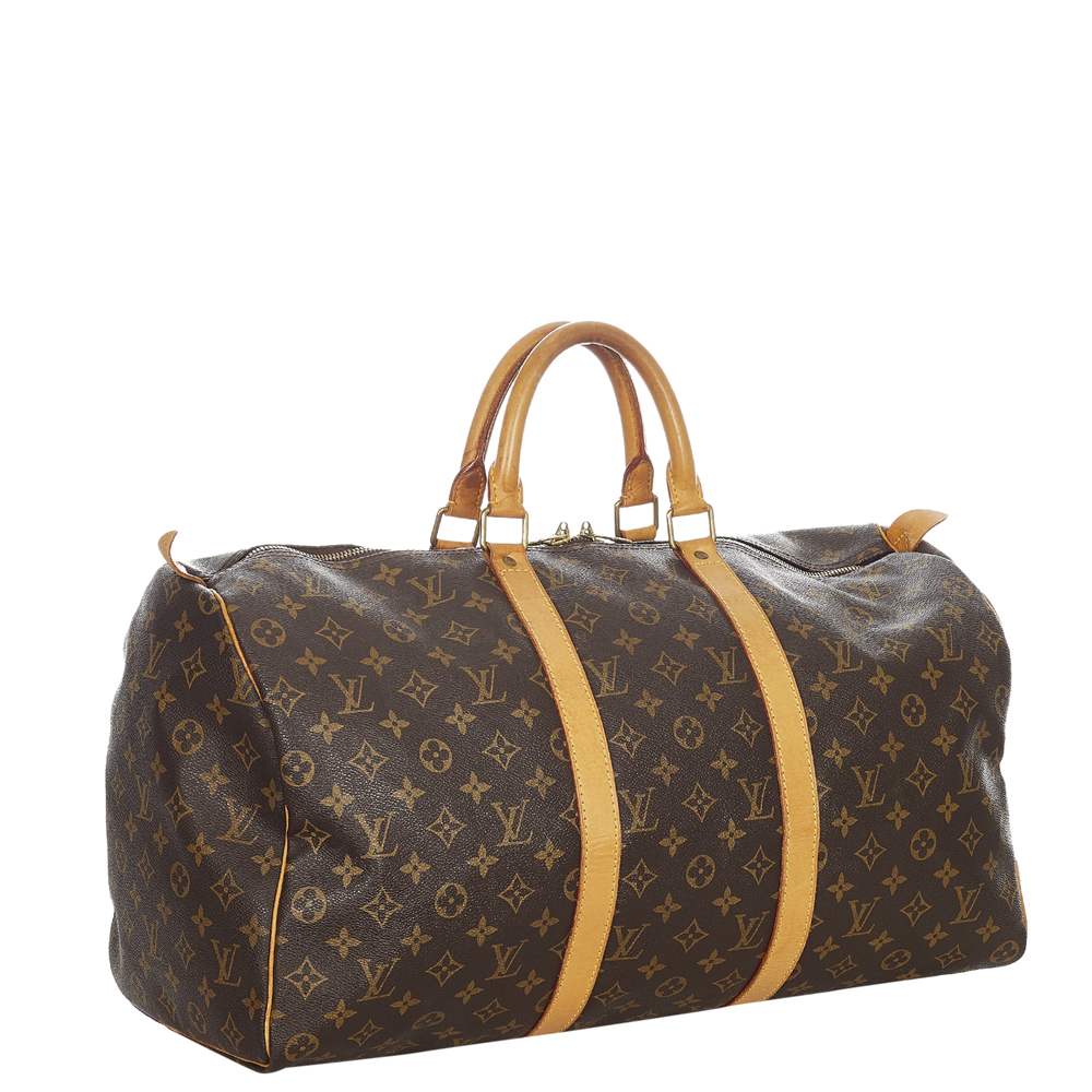 

Louis Vuitton Monogram Canvas Keepall 50 bag, Brown