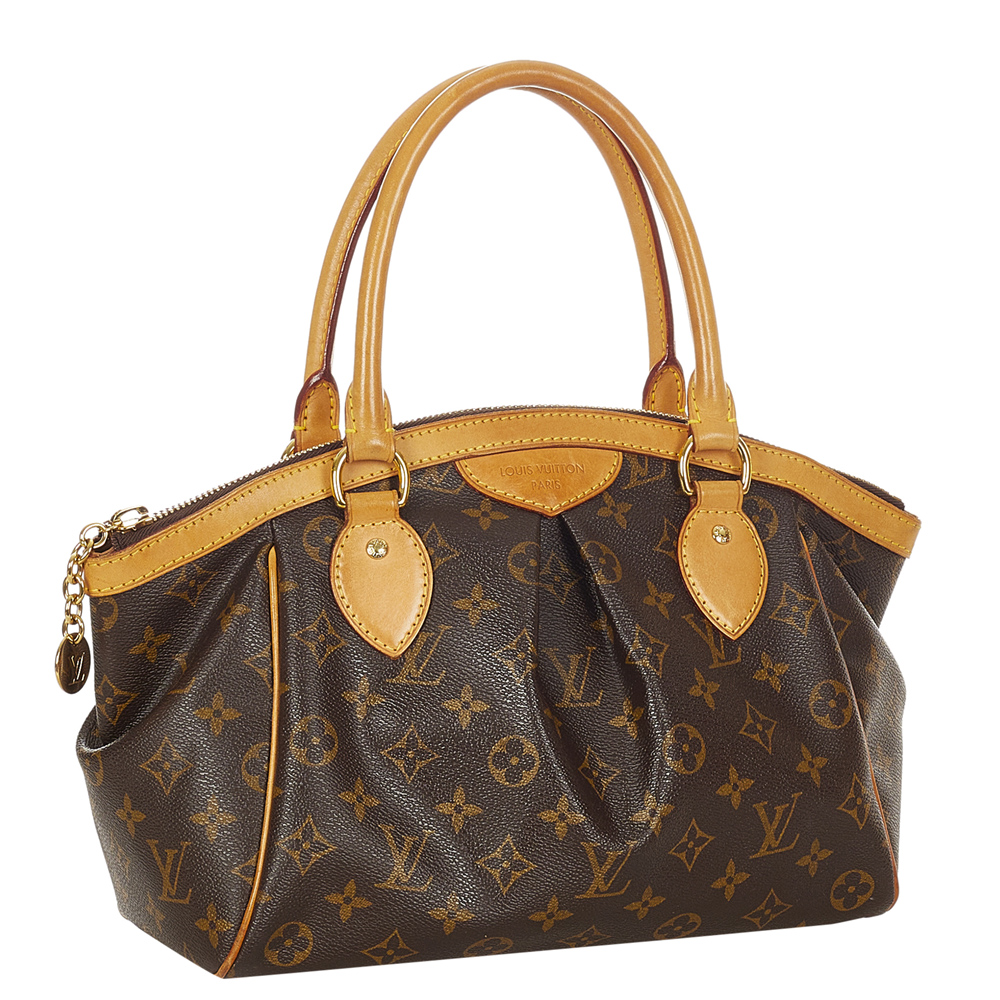 

Louis Vuitton Brown Canvas Tivoli PM Satchel Bag