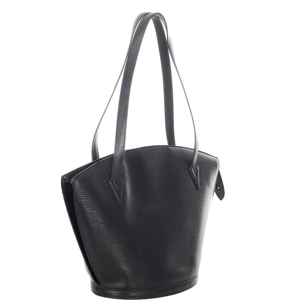 

Louis Vuitton Black Epi Leather Saint Jacques GM Long Strap Bag