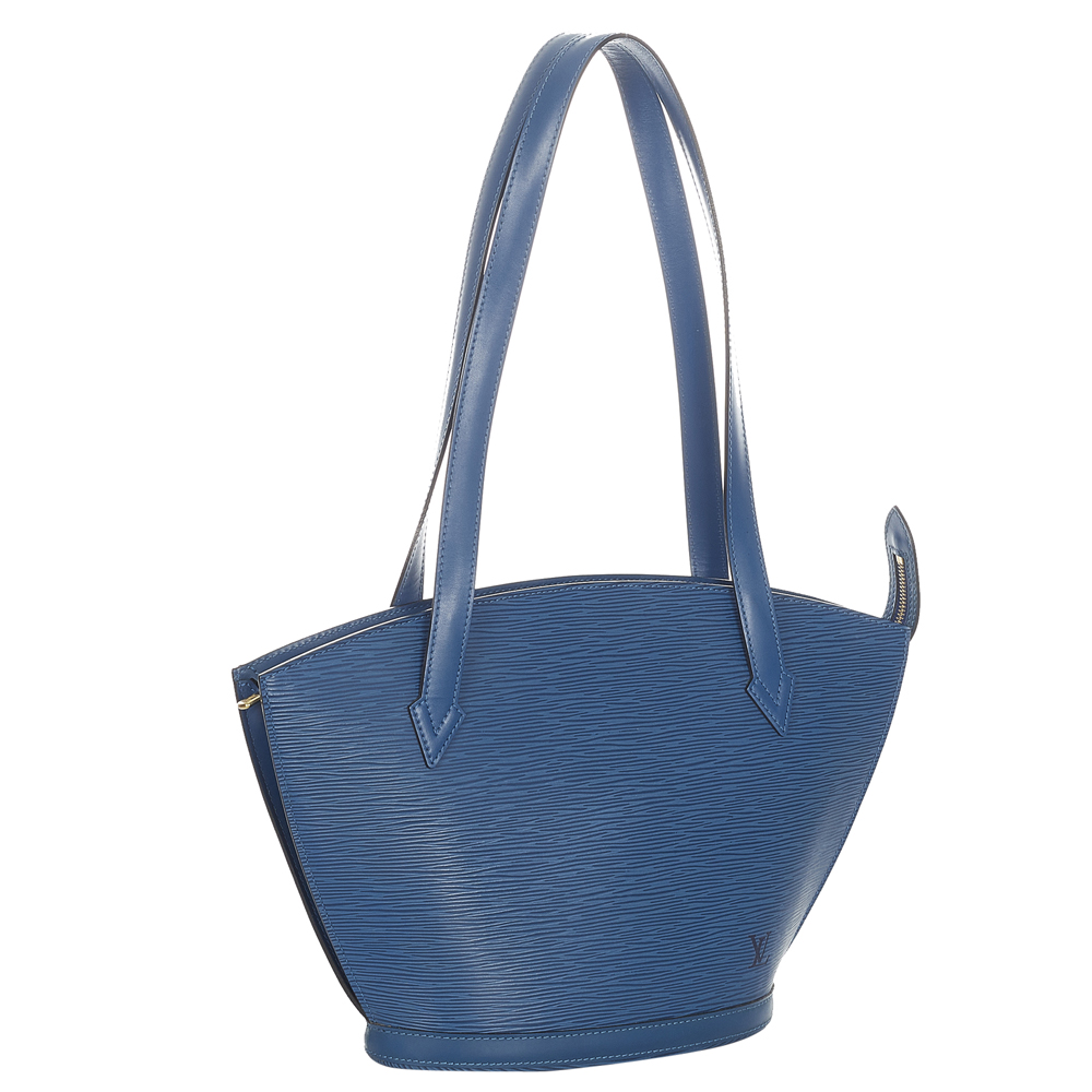 

Louis Vuitton Blue Epi Leather Saint Jacques PM Long Strap Bag