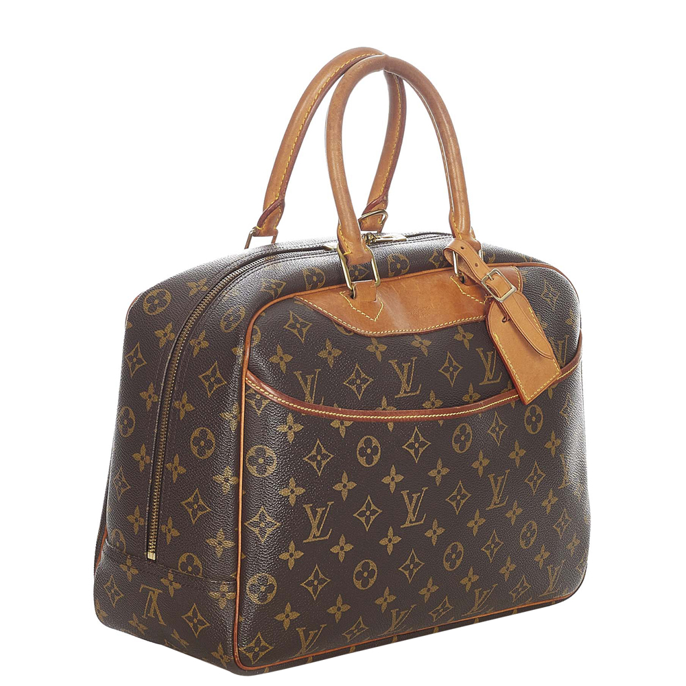

Louis Vuitton Monogram Canvas Deauville Bag, Brown