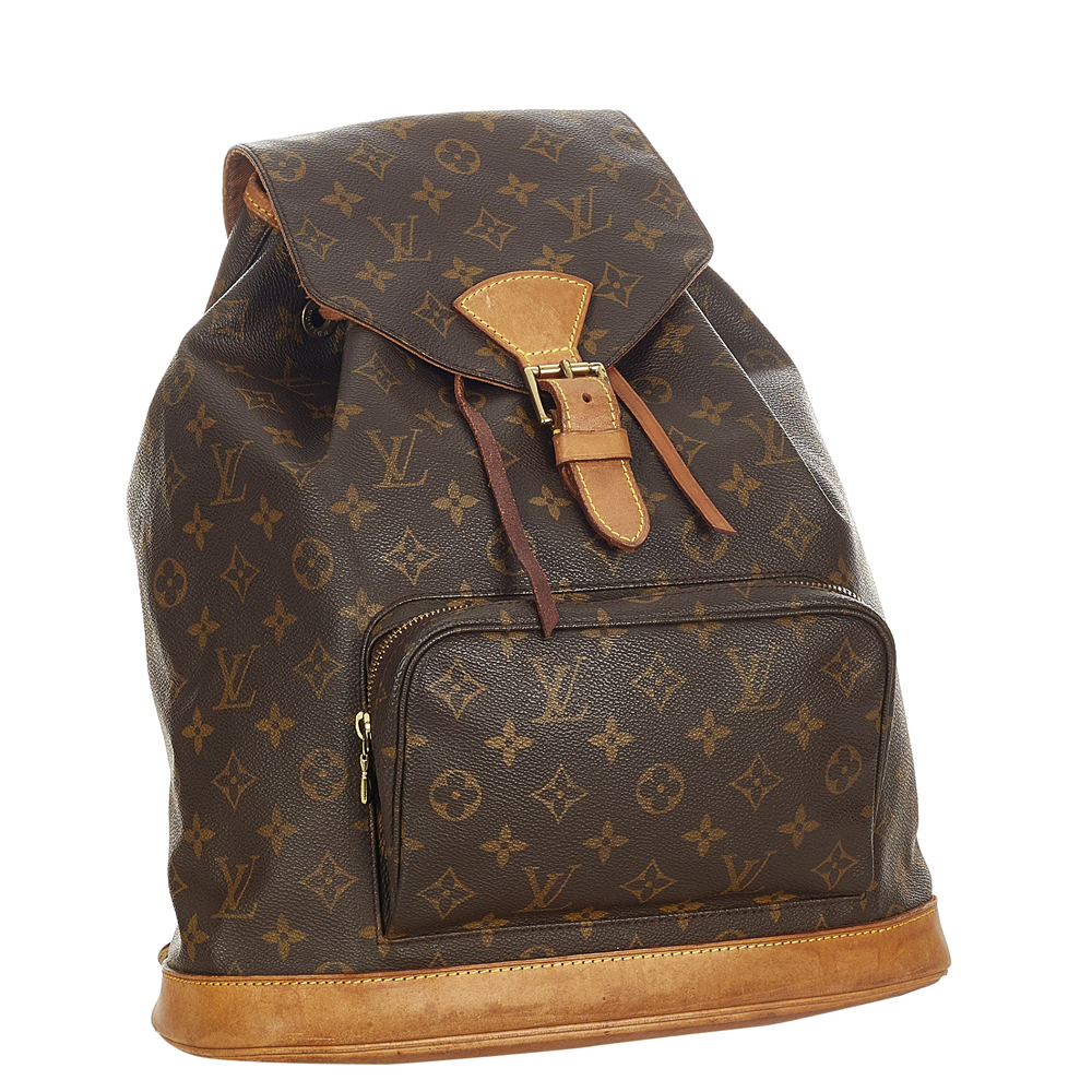 

Louis Vuitton Monogram Canvas Montsouris GM Backpack, Brown