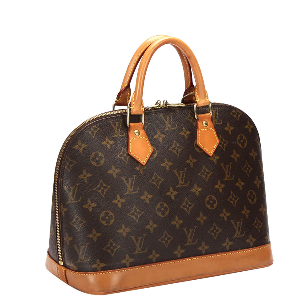 

Louis Vuitton Monogram Canvas Alma PM Bag, Brown