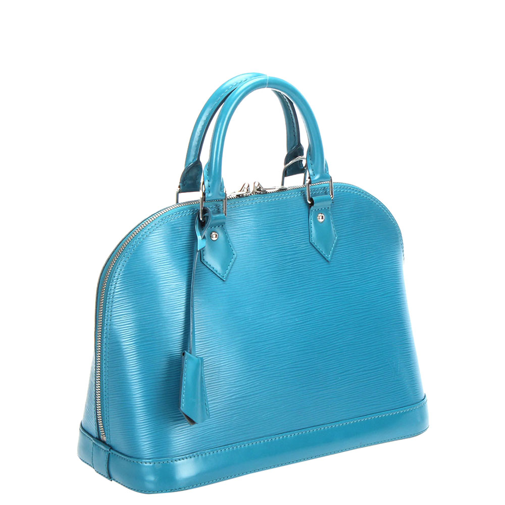 

Louis Vuitton Blue Epi Leather Alma PM Bag