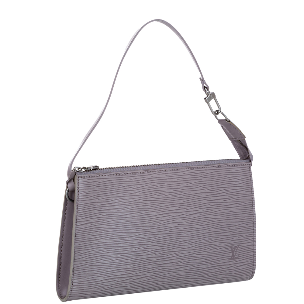

Louis Vuitton Purple Epi Leather Pochette Accessoires Bag