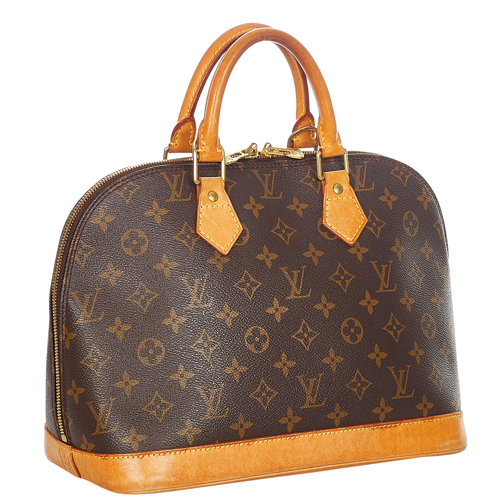 

Louis Vuitton Monogram Canvas Alma PM Bag, Brown