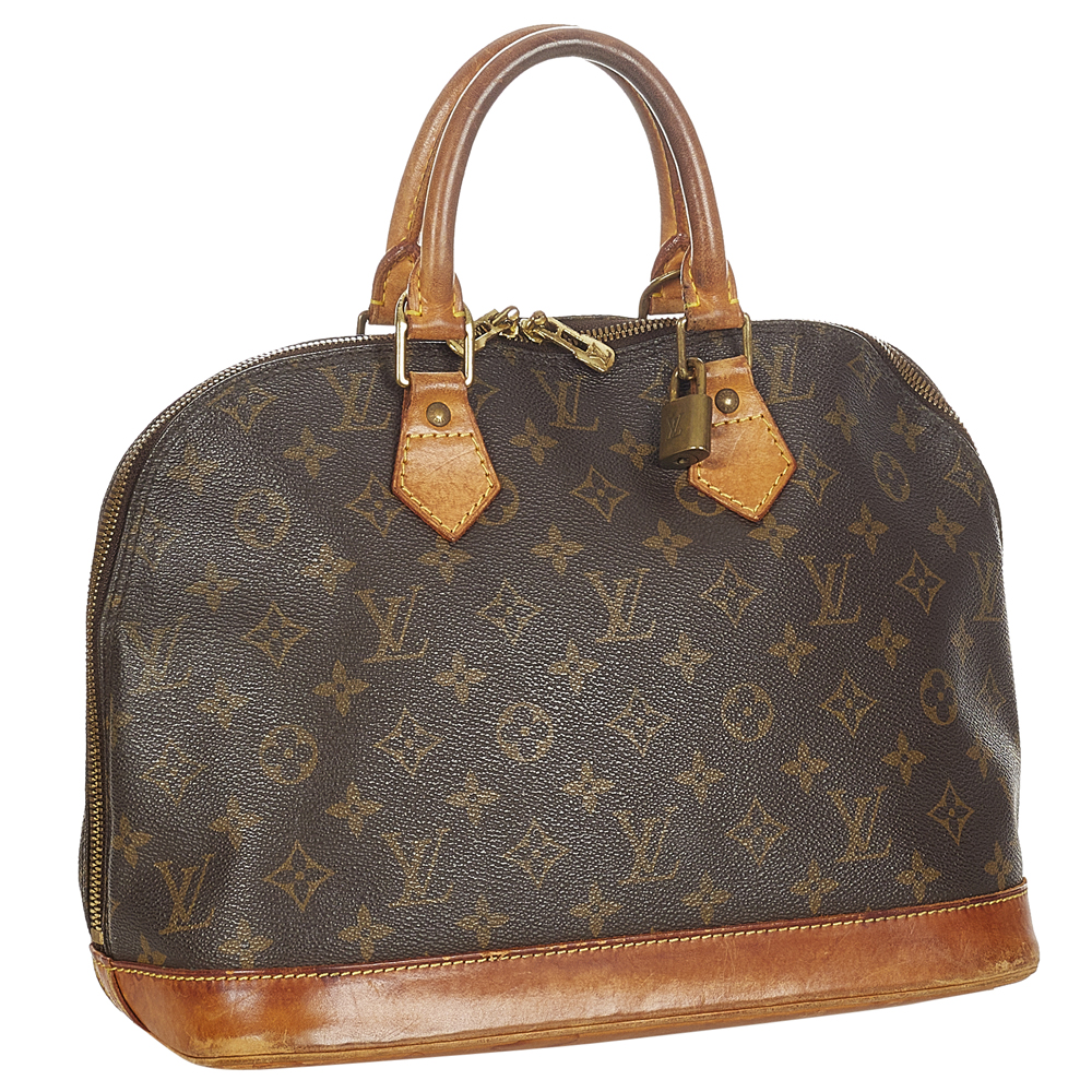 

Louis Vuitton Monogram Canvas Alma PM Bag, Brown