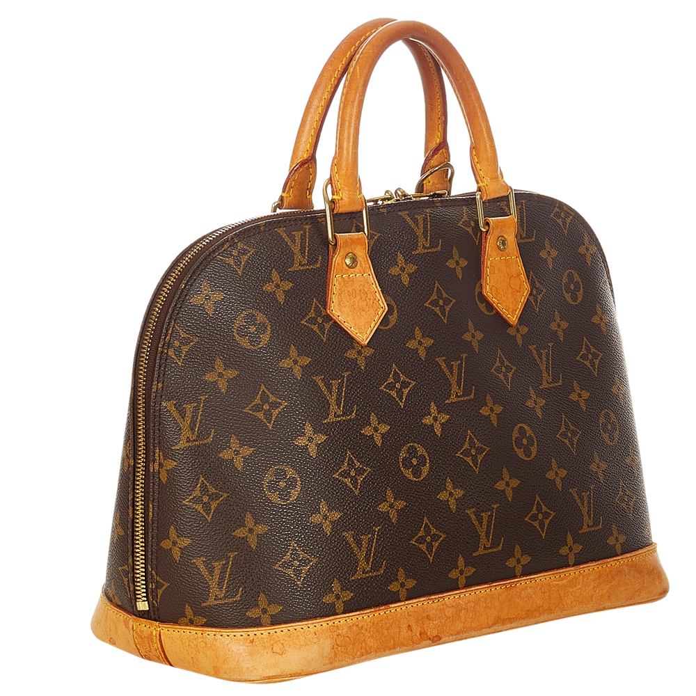 

Louis Vuitton Monogram Canvas Alma PM Bag, Brown
