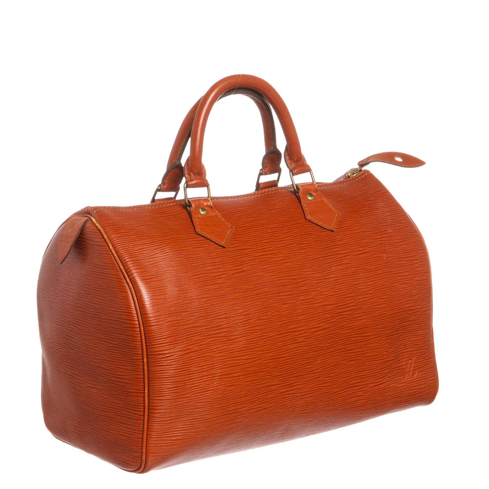 

Louis Vuitton Brown Epi Leather Speedy 30 Bag