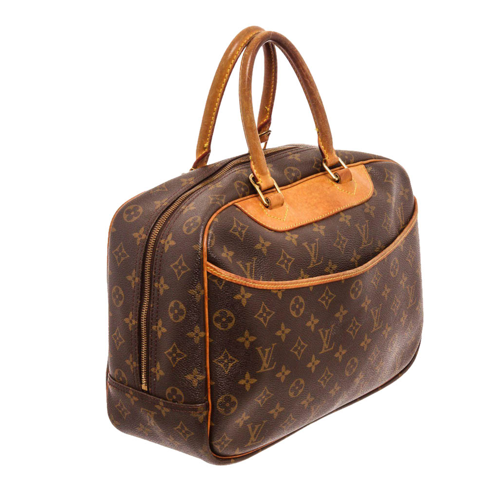 

Louis Vuitton Brown Monogram Canvas Deauville Bag