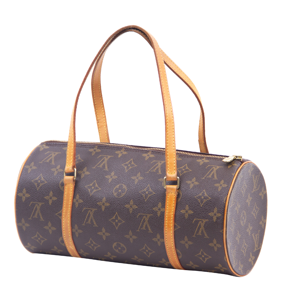 

Louis Vuitton Monogram Canvas Papillon Satchel Bag, Brown